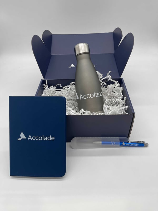 Meeting Maker - 12 oz water bottle and journal